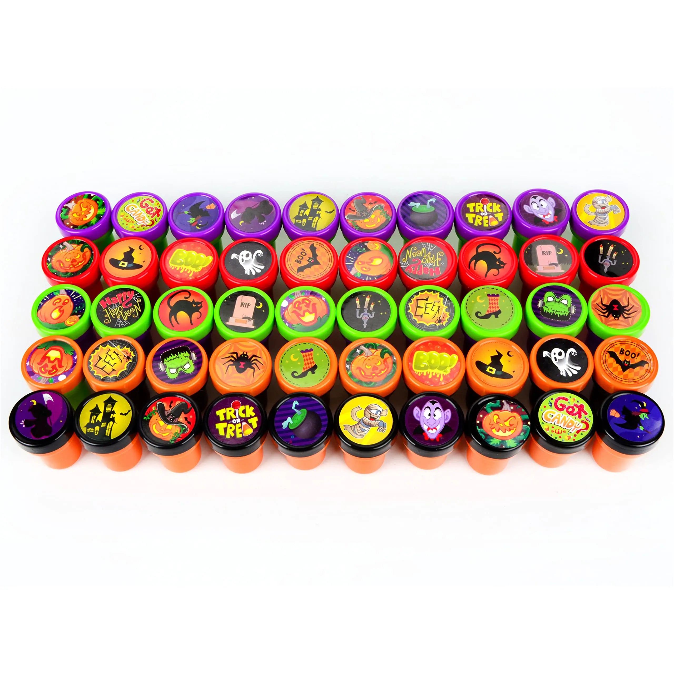 1.5in Halloween Stampers, 50 Pack