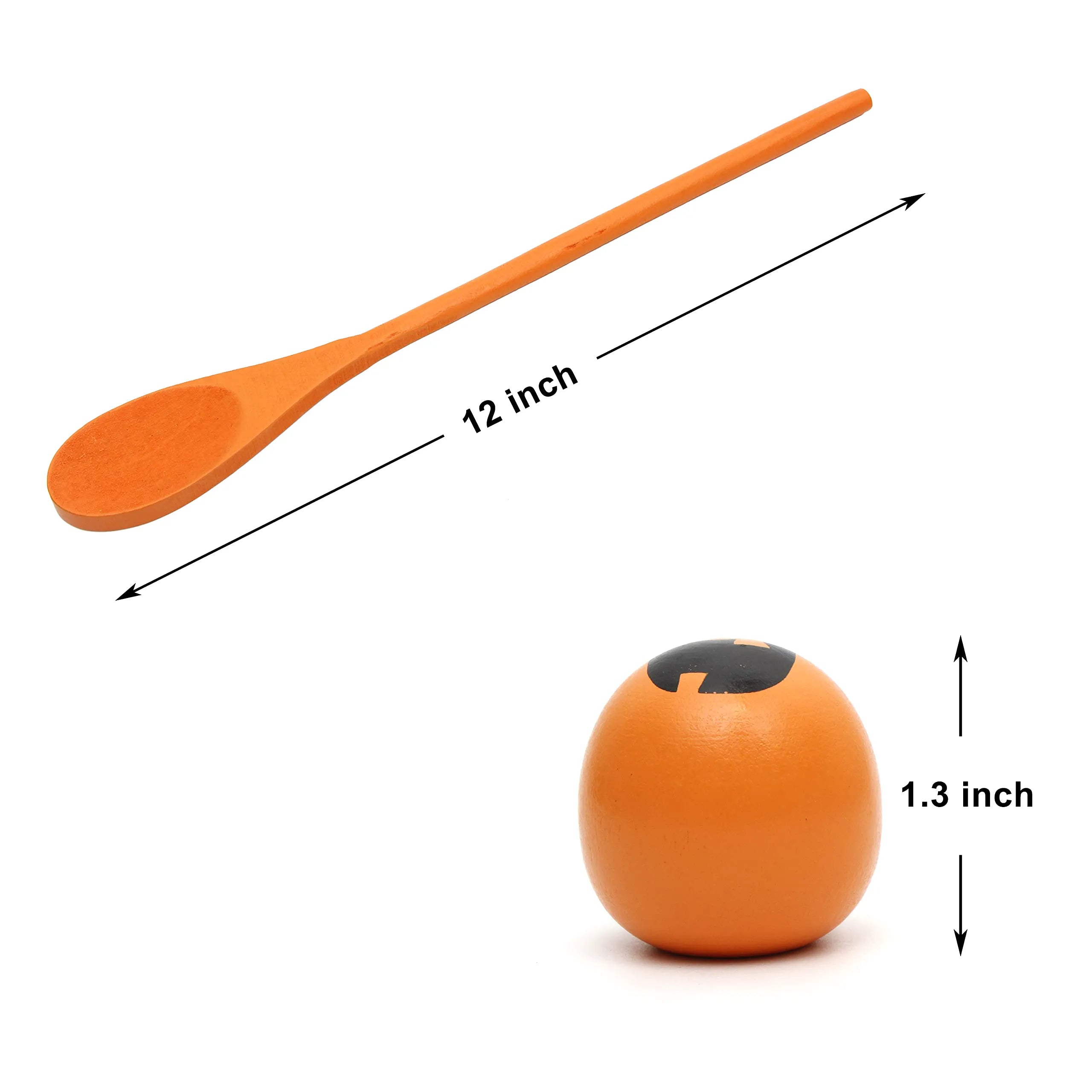 Egg and Spoon Race Game Set of 6