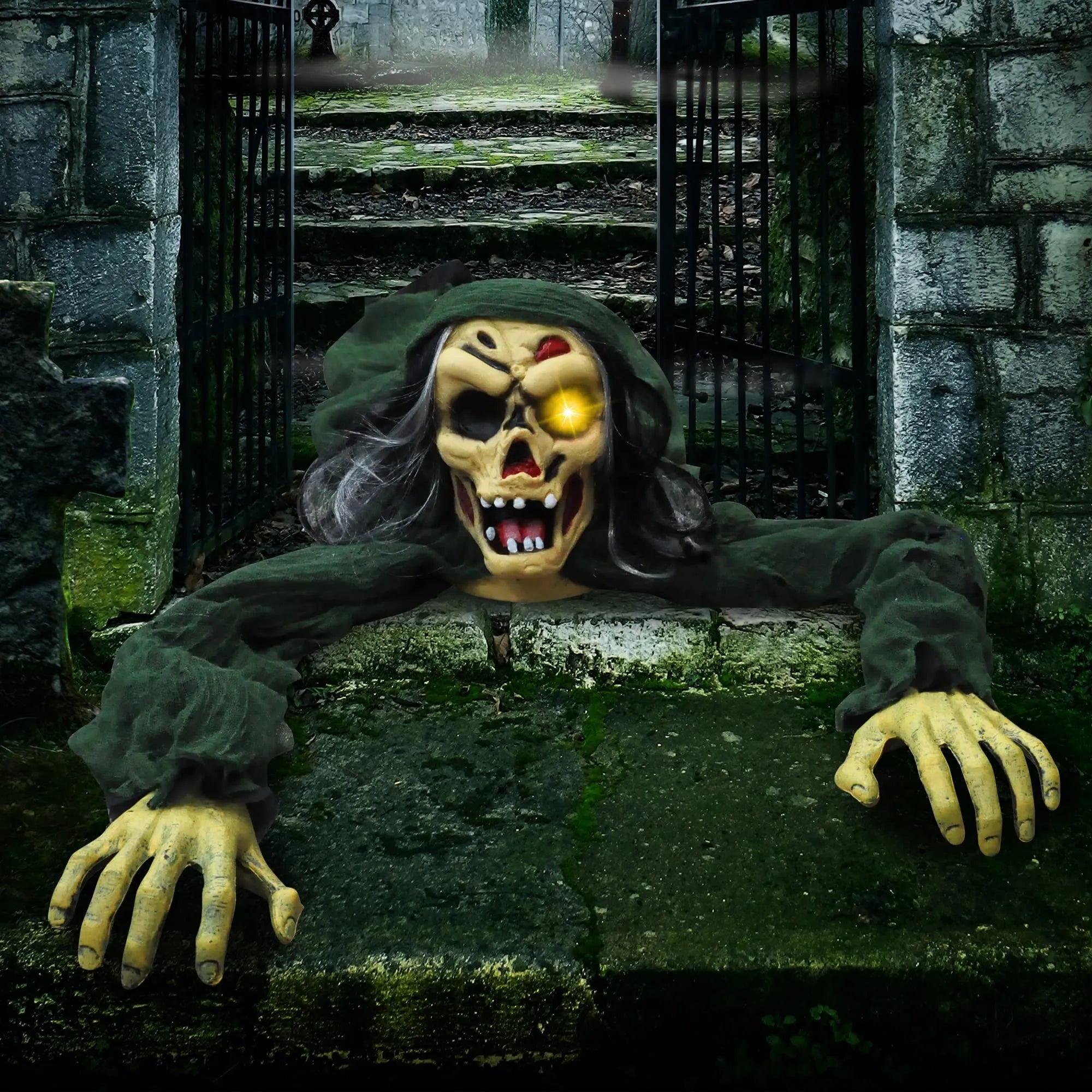 Halloween Climbing Zombie Groundbreaker (Green)