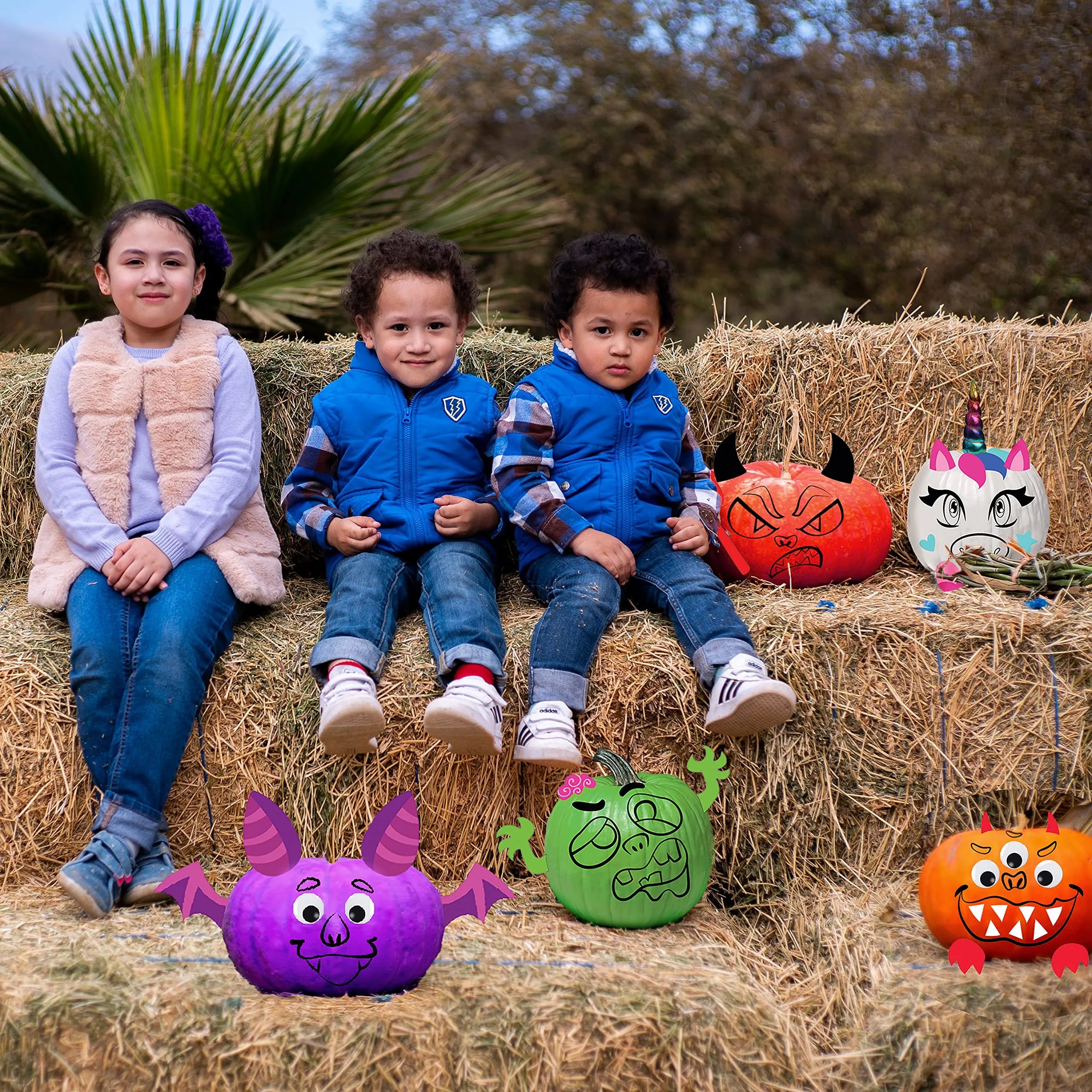 KLEVER KITS - 3D Pumpkin Decoration Set