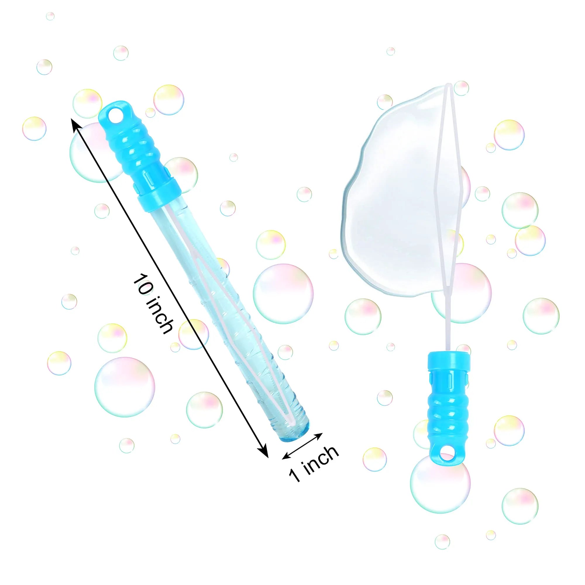 6-Color Bubble Wands, 24-Pack