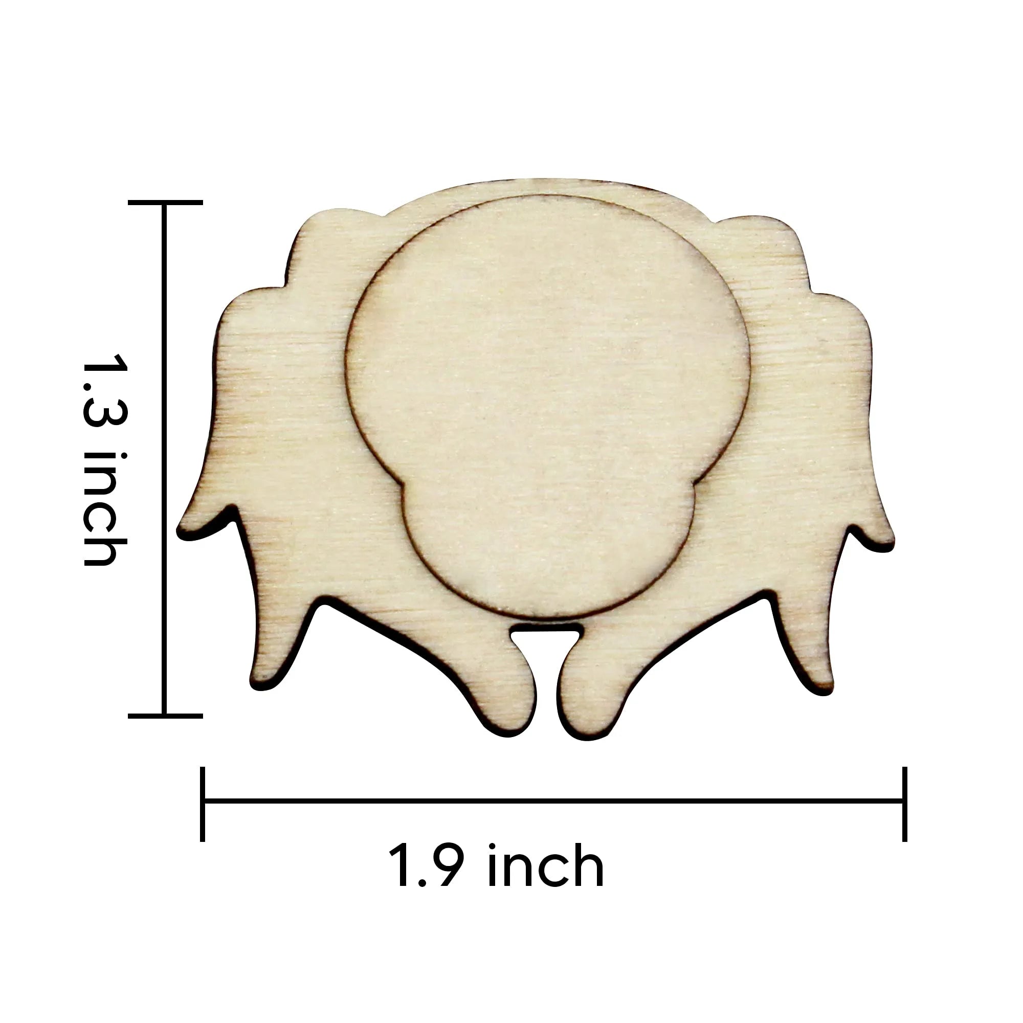 Halloween Wooden Magnet, 12 Pcs