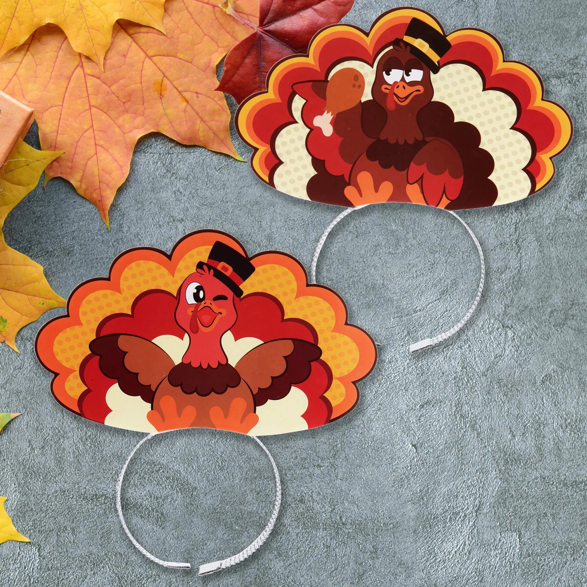 Thanksgiving Turkey Headband (24 Pack)