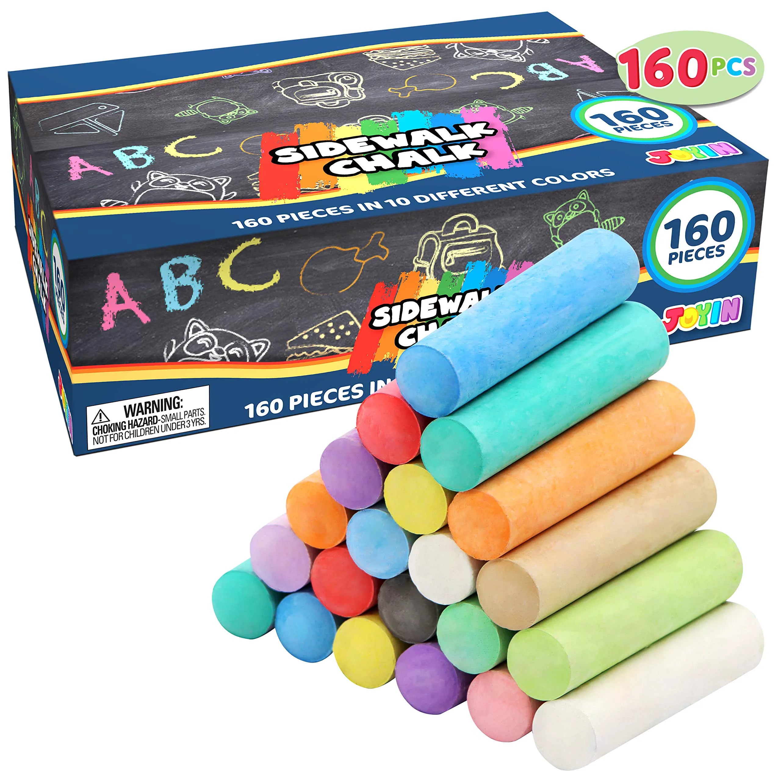 Washable Jumbo Sidewalk Chalk Set
