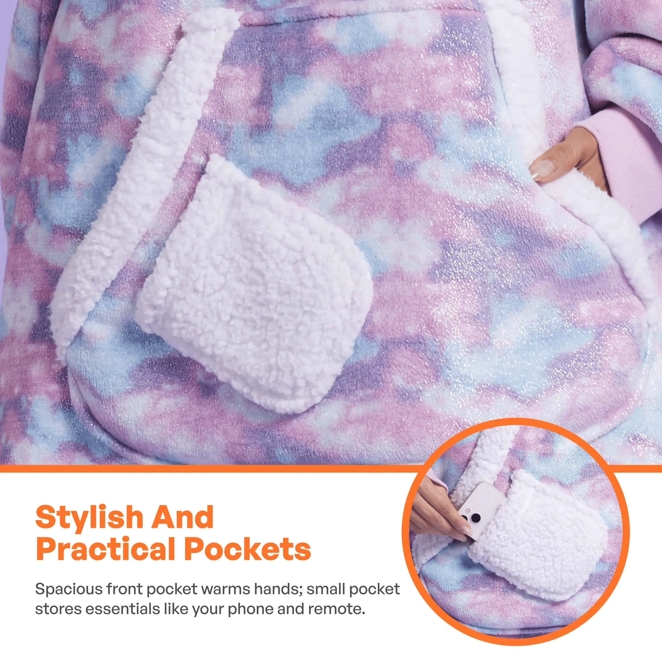 Unicorn Adult Sherpa Wearable Blanket