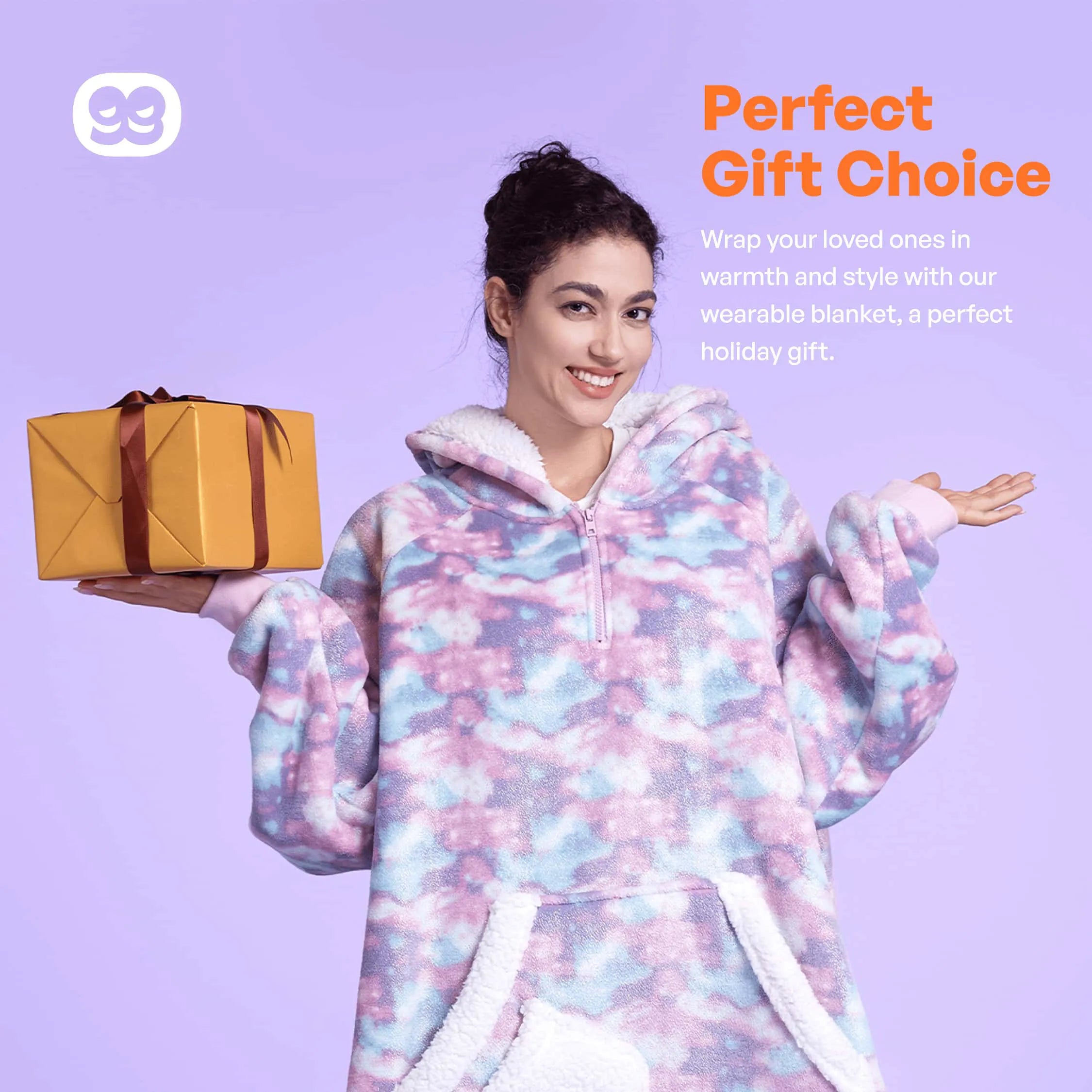 Unicorn Adult Sherpa Wearable Blanket