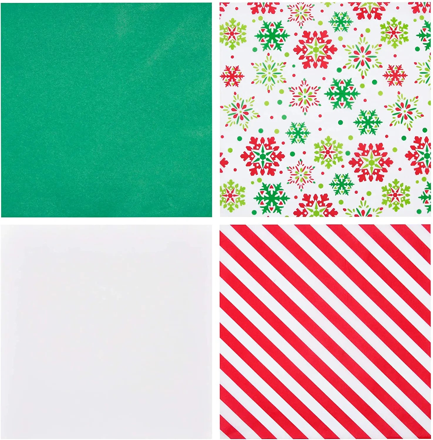 Holographic Christmas Tissue Paper for Gift Wrapping