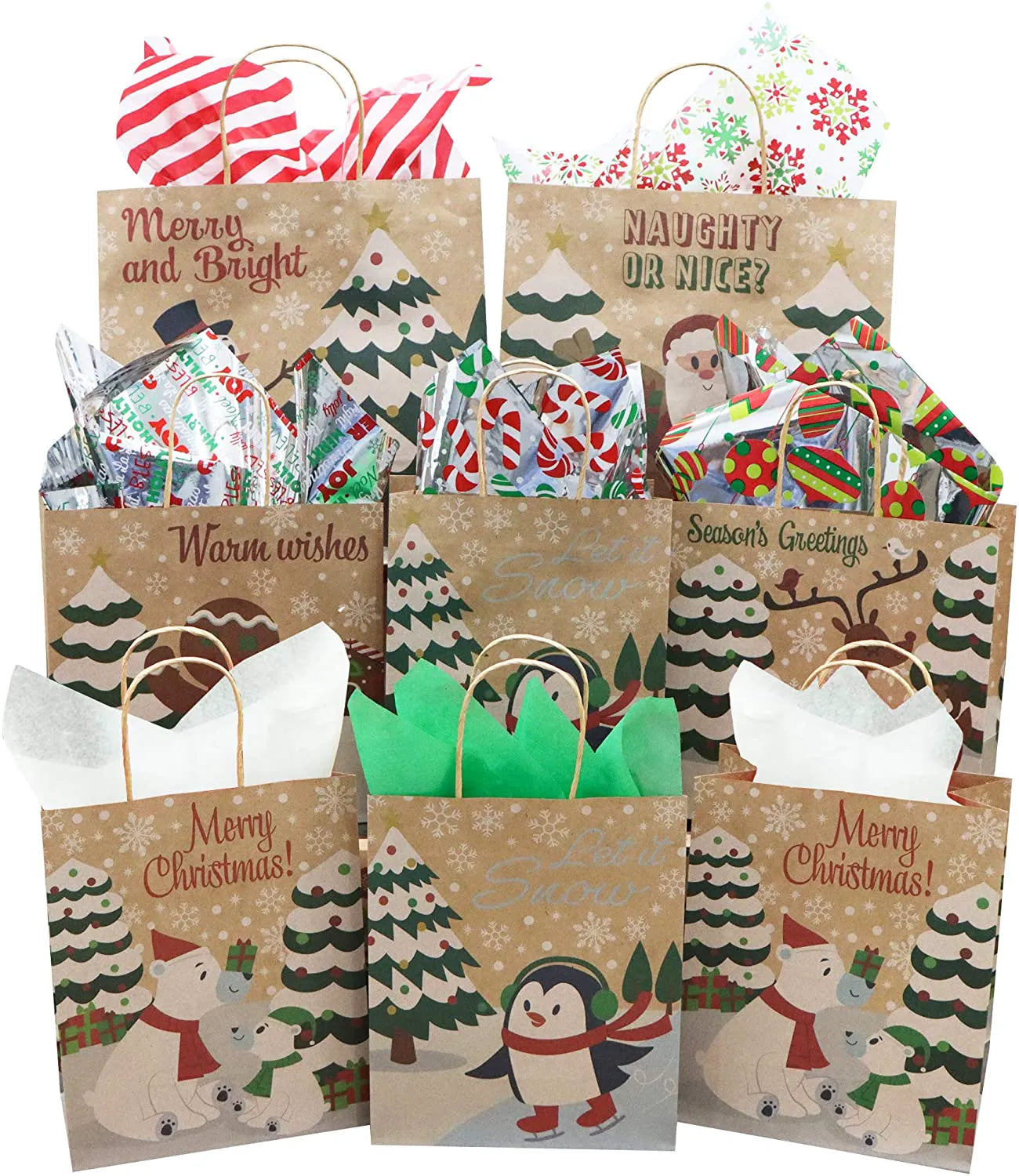 Holographic Christmas Tissue Paper for Gift Wrapping